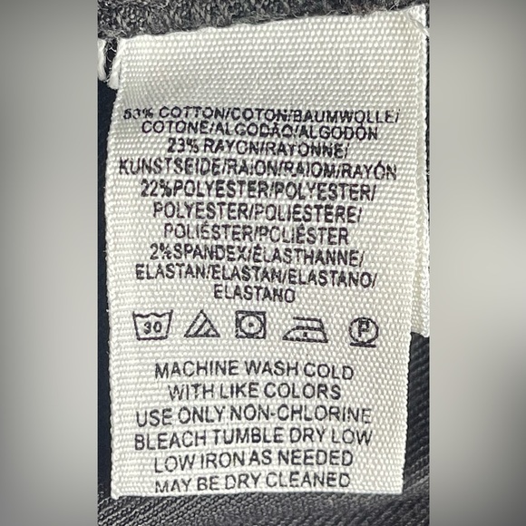 *EUC* Free People / Little Daisies Button Front Denim Mini Skirt / Black / 10 - Picture 10 of 12